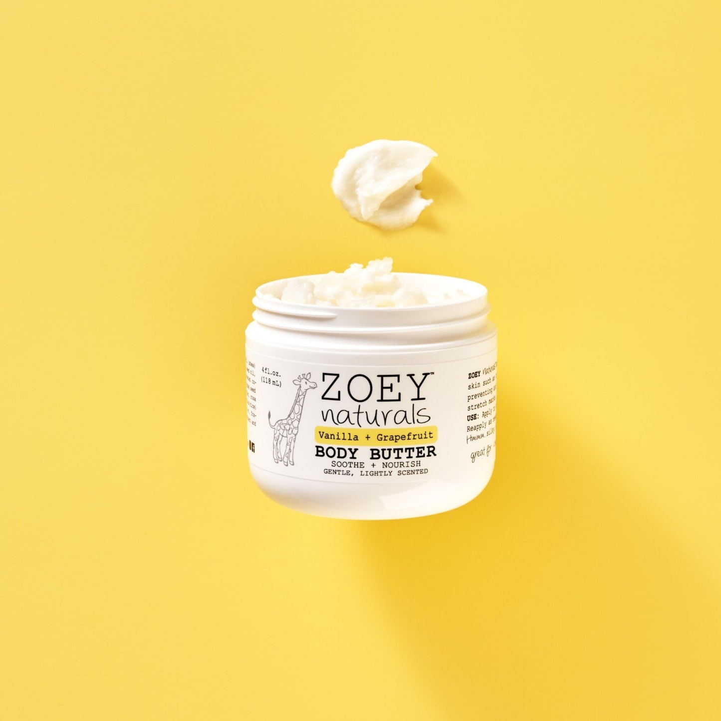 Vanilla + Grapefruit Body Butter