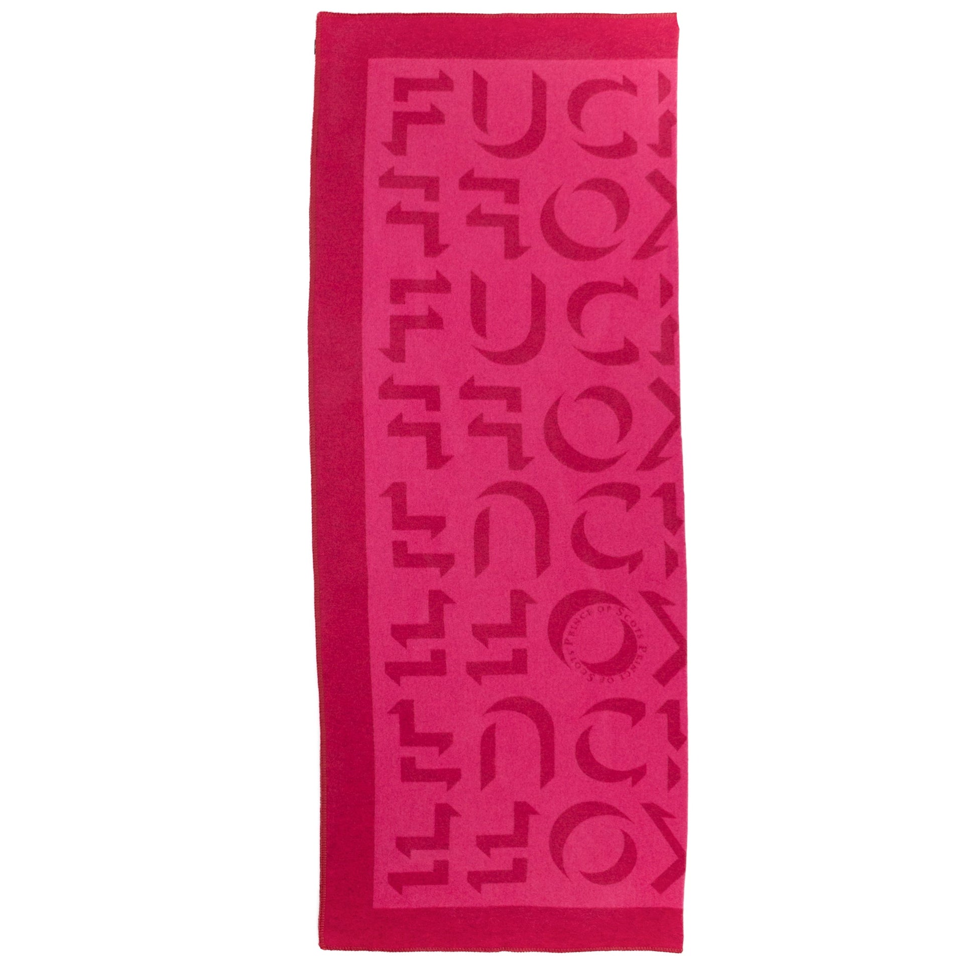 Prince of Scots Merino Wool Fleece Throw ~ Pink Expletive ~ - Osadia Concept Store