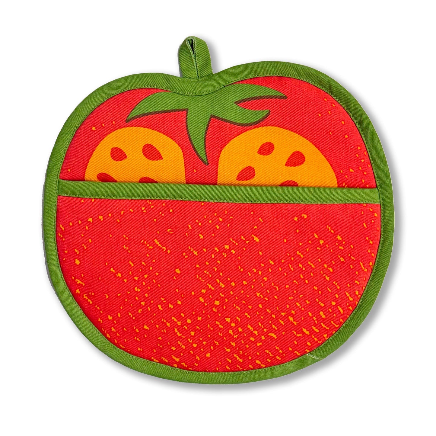 Avocado & Tomato Pot Holders Set of 2