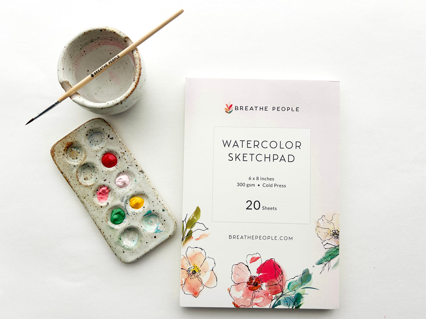 Watercolor Sketch Pad for Slow, Intuitive Painting & Creative Reset