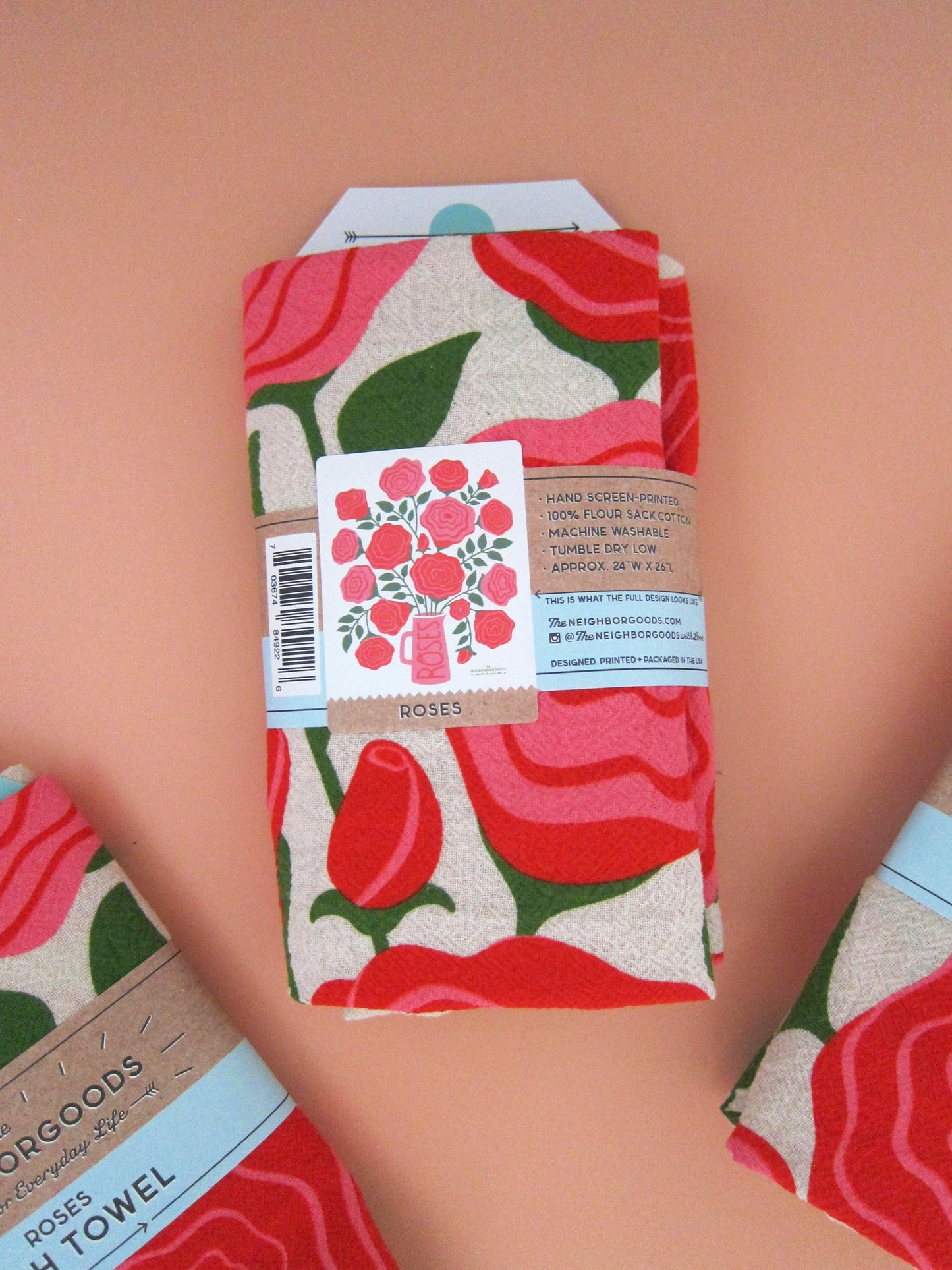 Roses Dish Towel - Osadia Concept Store