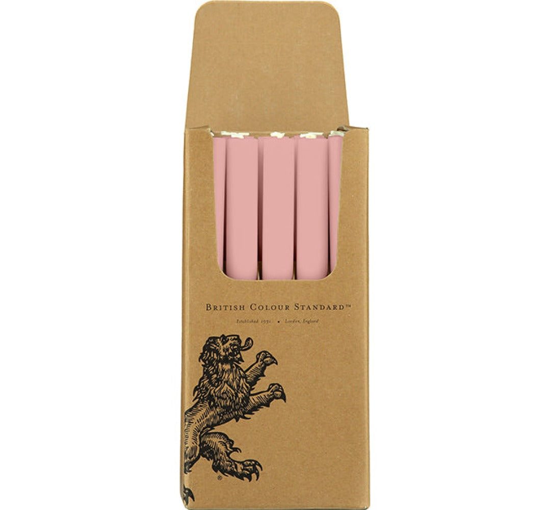 S/25 Old Rose Dinner Candles