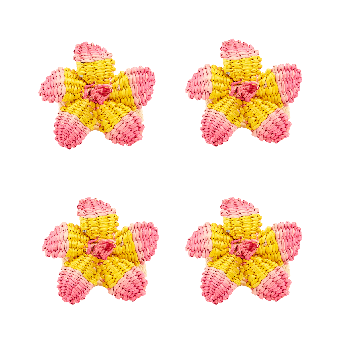 S/4 Hibiscus Napkin Ring