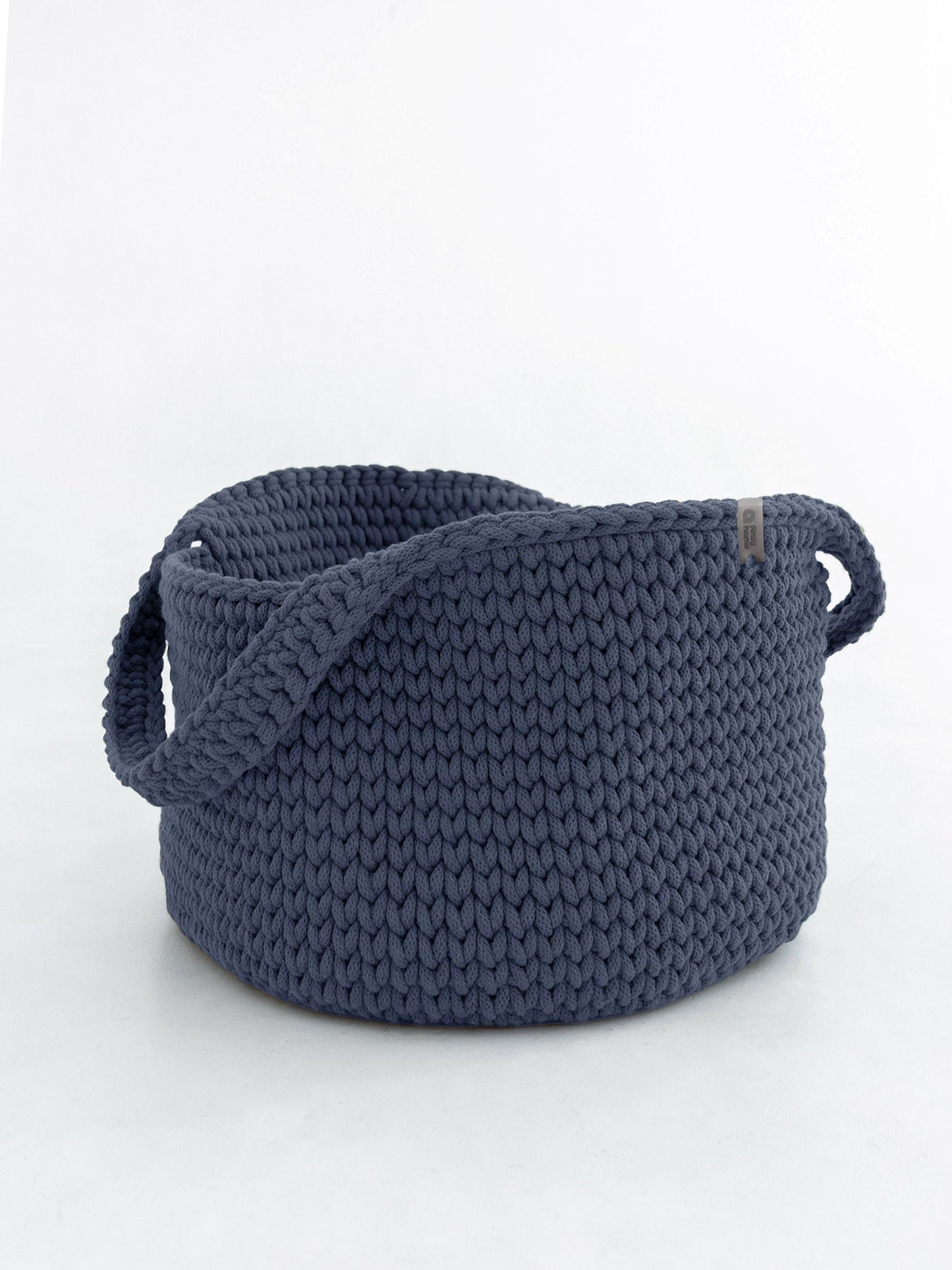 Basket Round with Handles