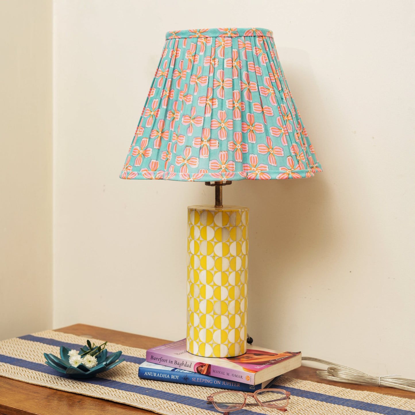 Petals Handblocked Lampshade