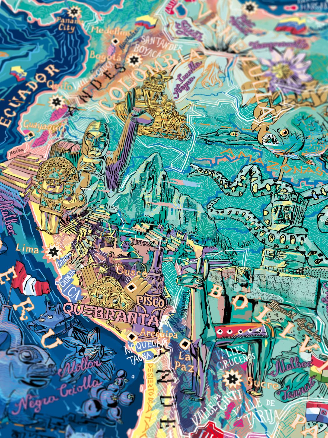 South America Wine Puzzle