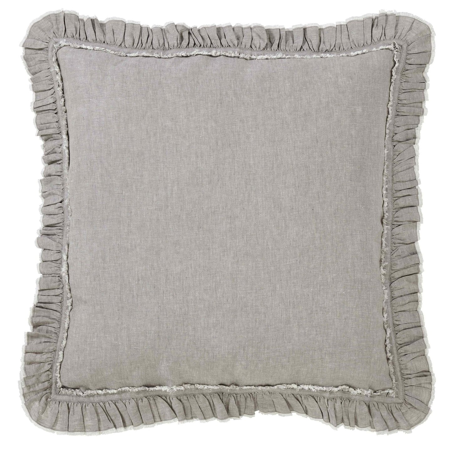Ruffle European Linen Duvet Sham