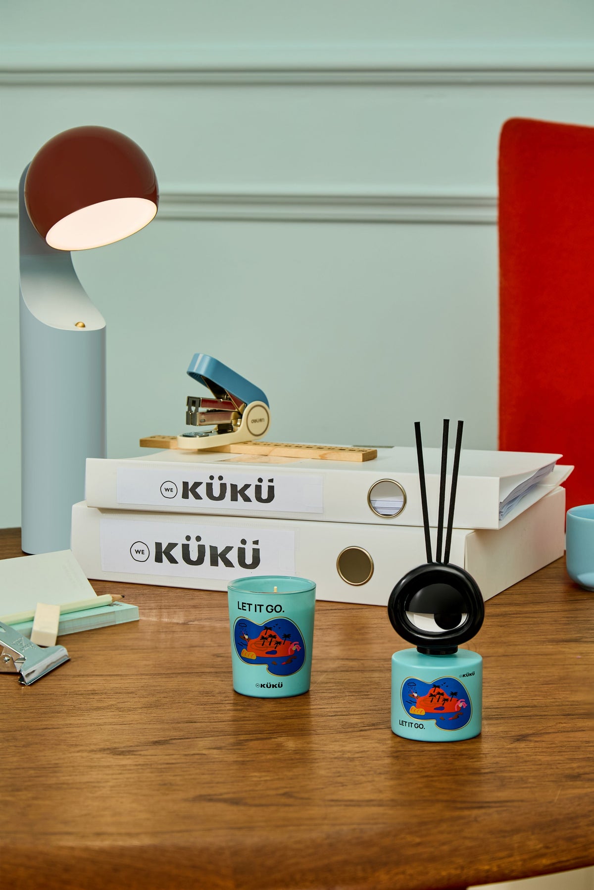 Big Eye Scented Candle & Fragrance Diffuser - Let it go (Sea)