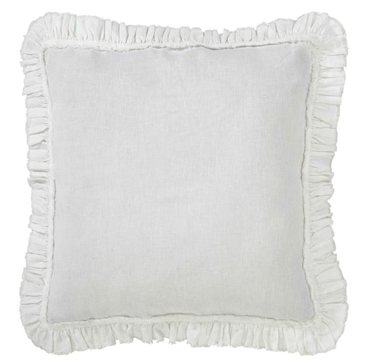 Ruffle European Linen Duvet Sham