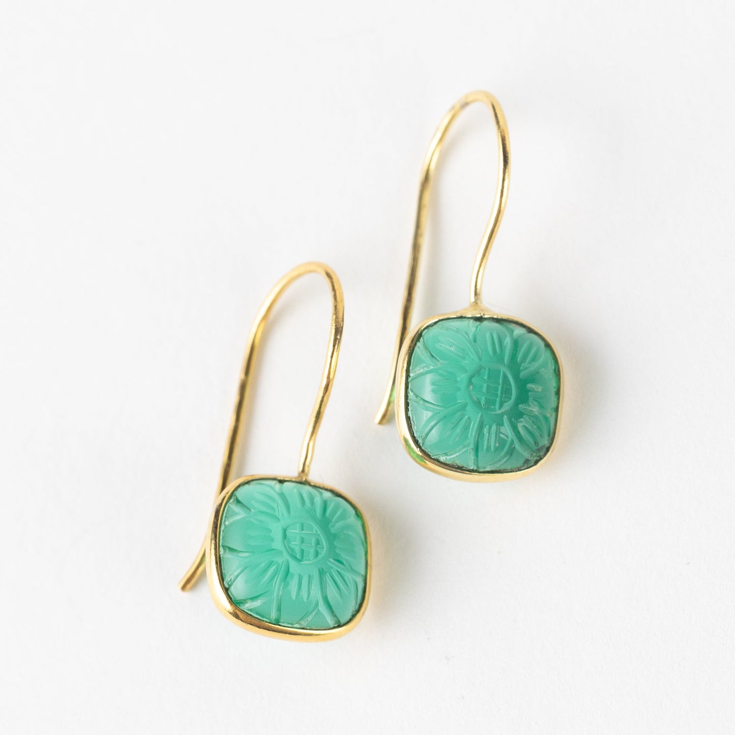 Lalita Blue Daisy Dangle Earrings