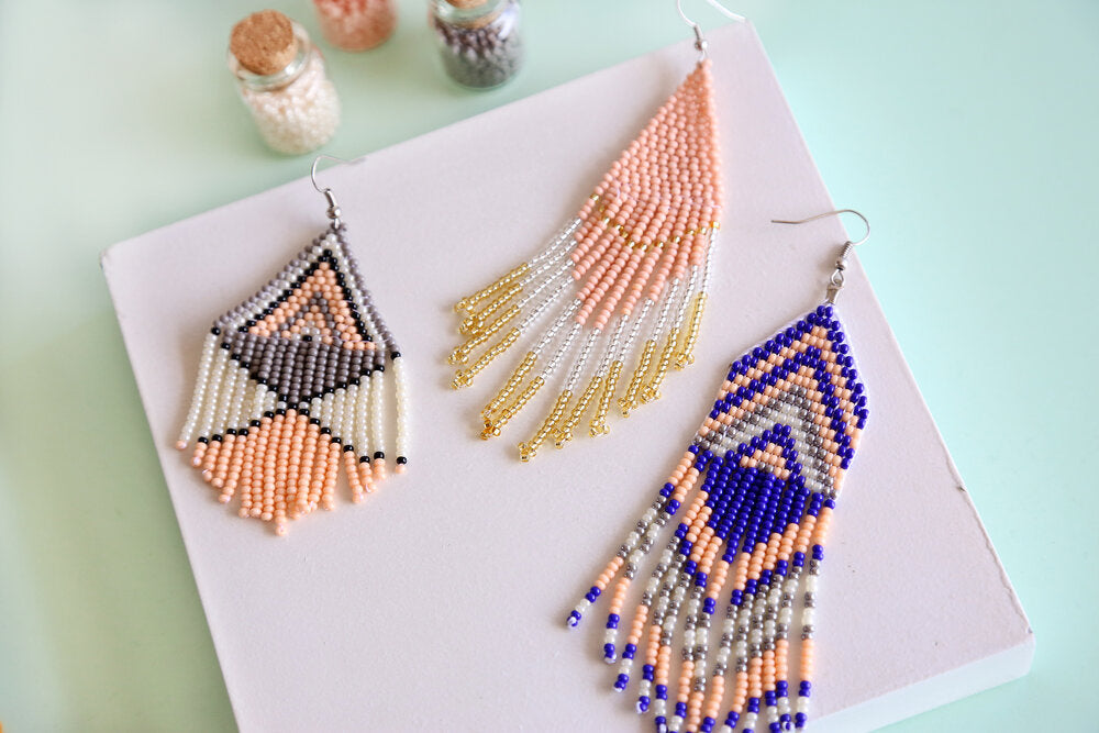 Rosé Embera Earrings