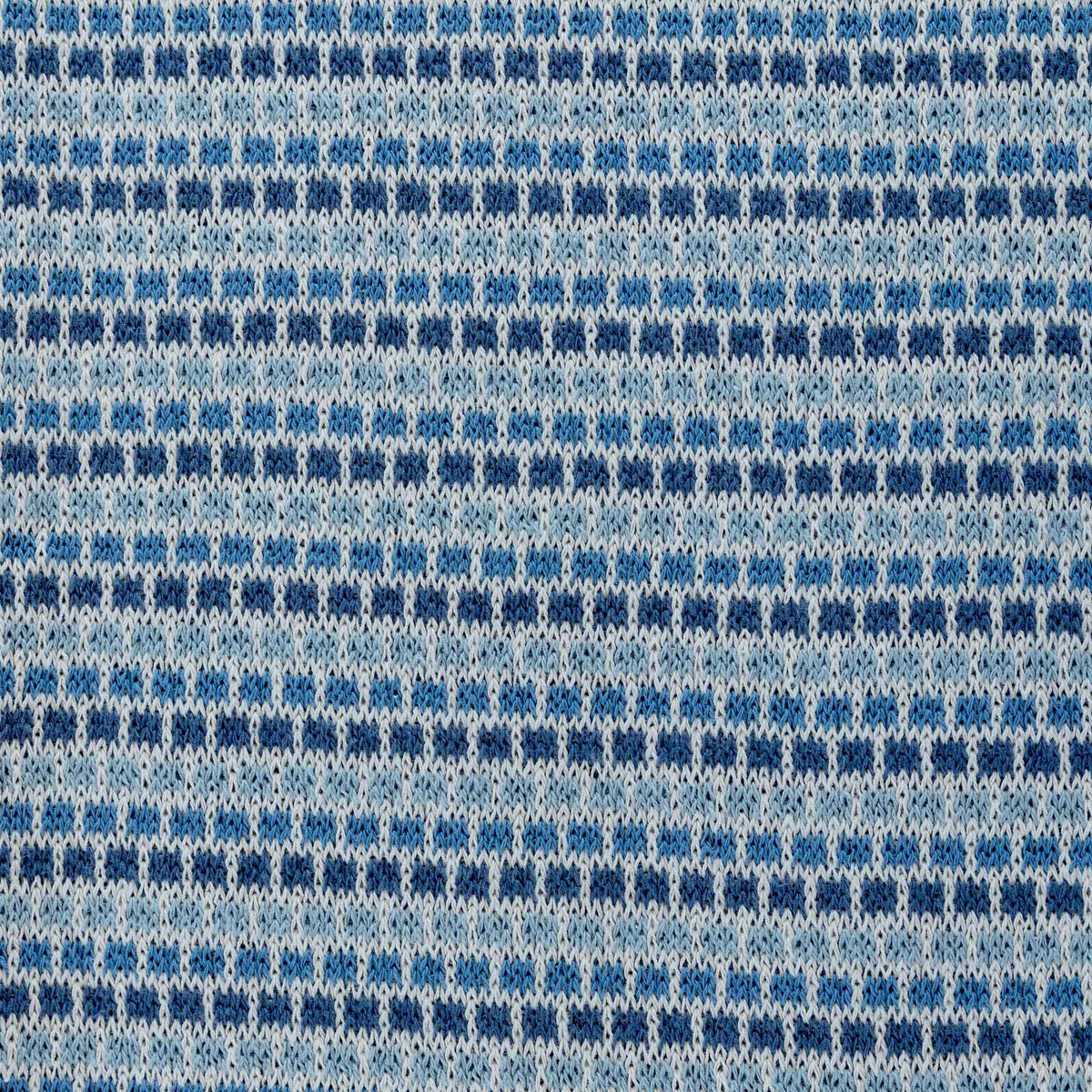 Block Lines - Cotton Sustainable Knit Geometric Throw Blanket