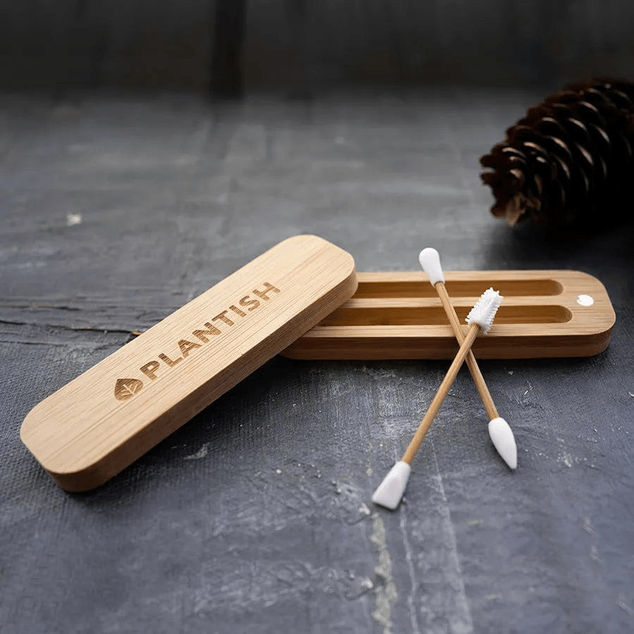 Eco-Friendly Reusable Q Tips with Travel Case
