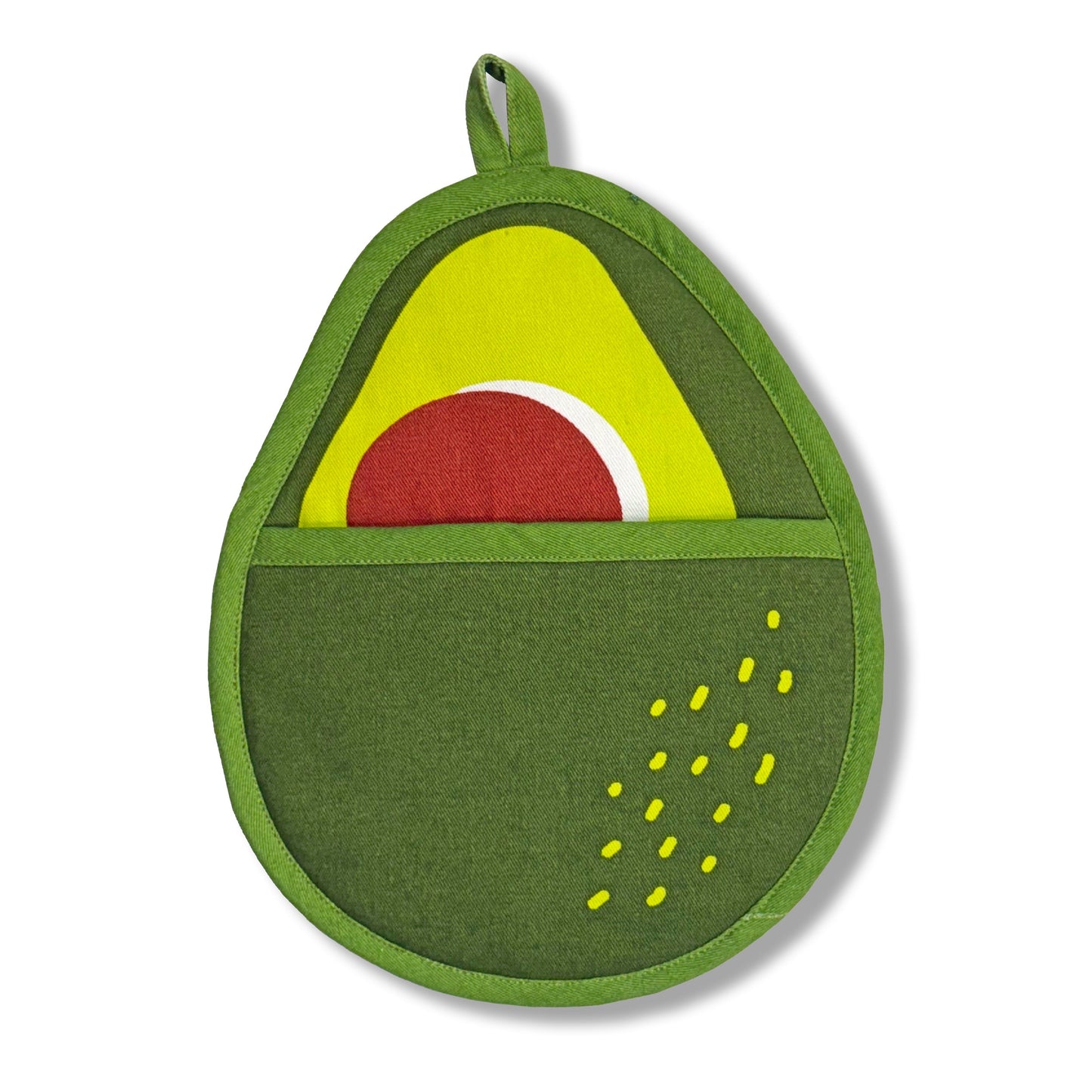 Avocado & Lemon Pot Holders Set of 2