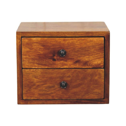 Solid Wood Solis Chestnut Nightstand