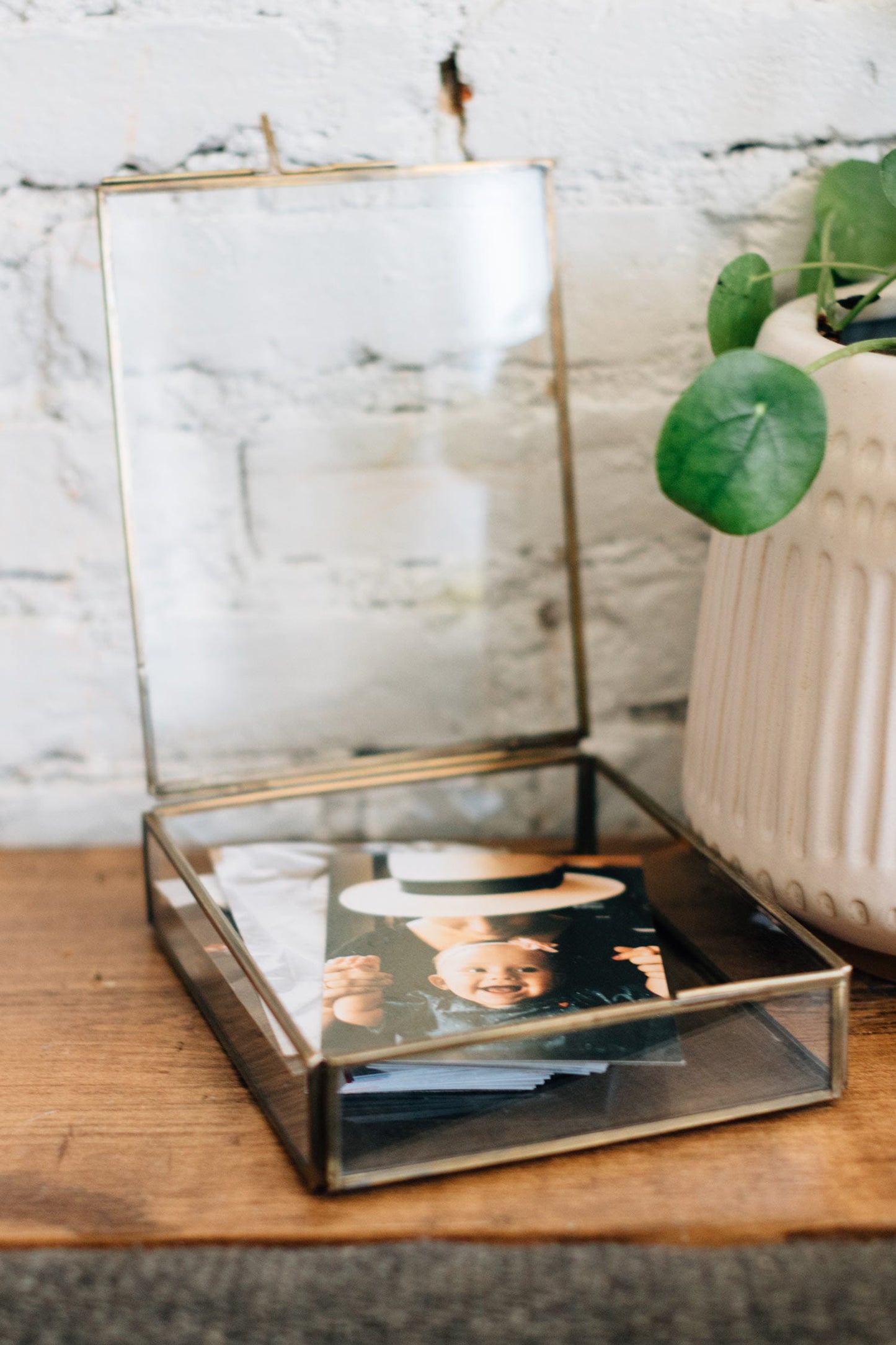 Antiqued Brass Keepsake Box - Osadia Concept Store