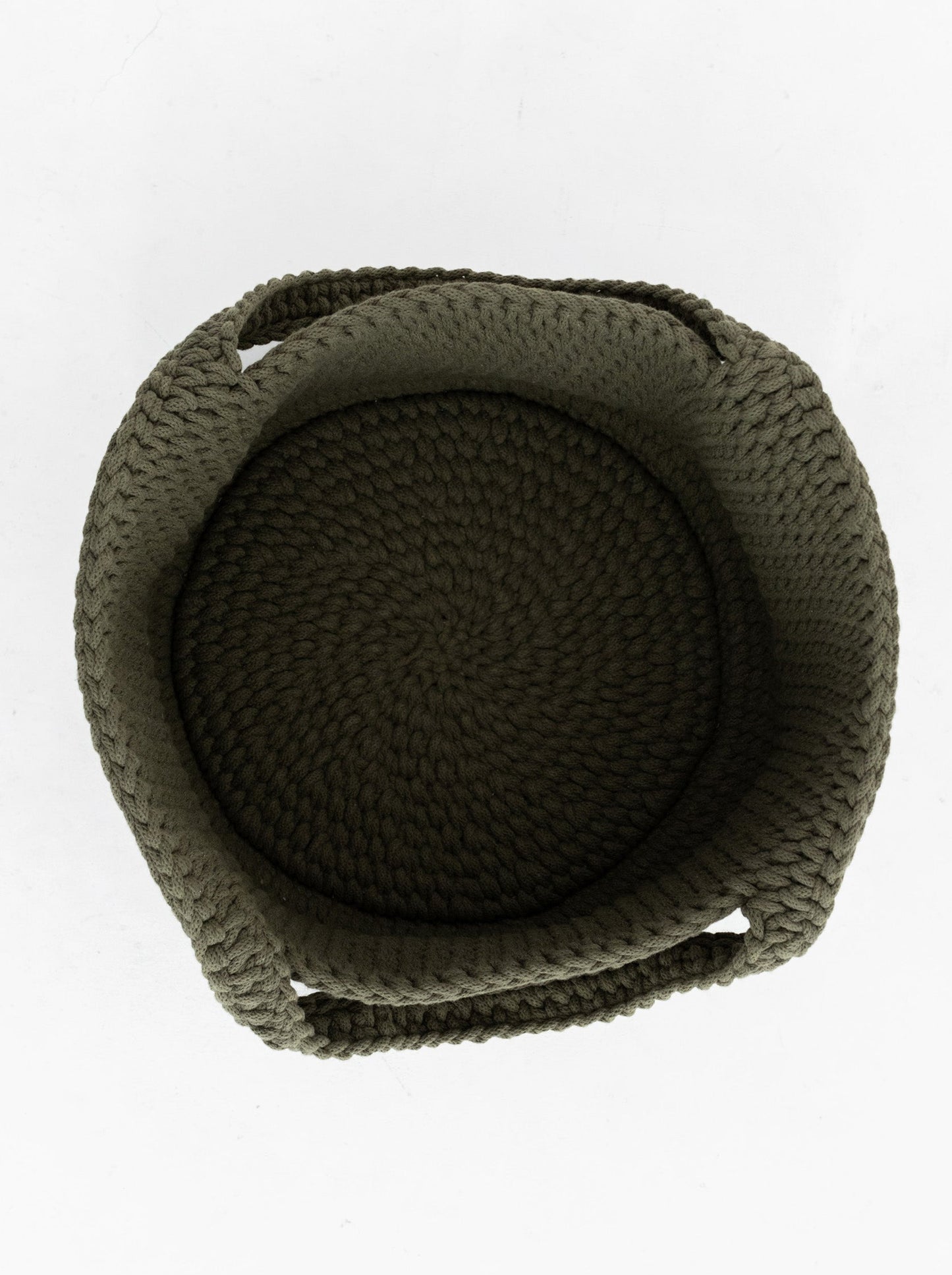 Basket Round with Handles