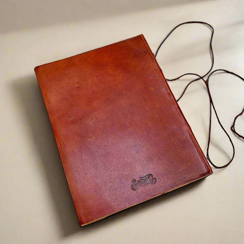 The Future Belongs Eleanor Roosevelt Quote Leather Journal