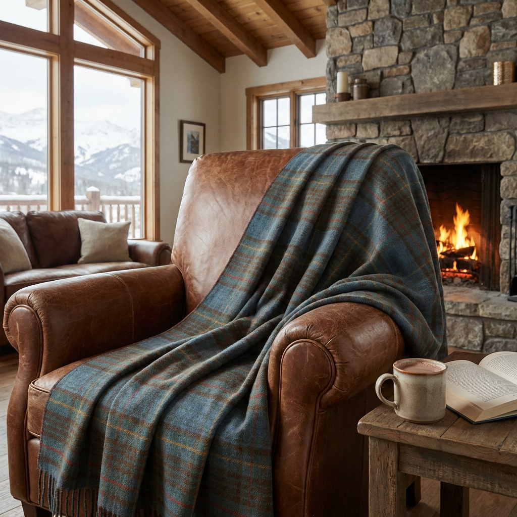 Highland Tweeds BIG Throw ~ Antique Hunting Stewart ~