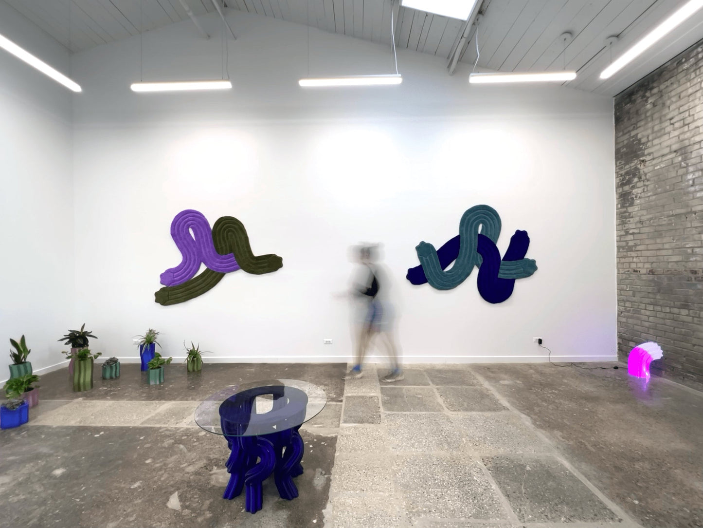 Entwine Rug Blue + Mint