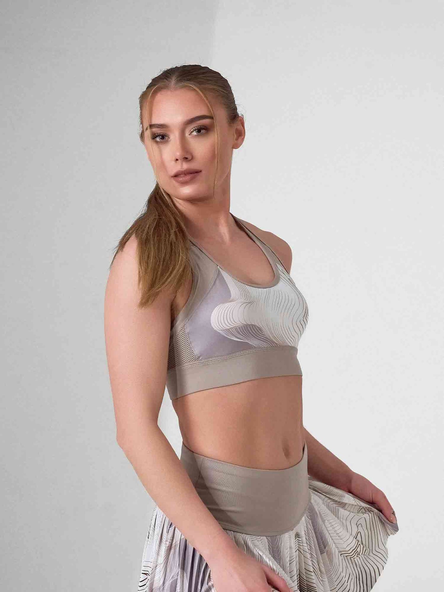 ELLE High-Impact Compression Sports Bra