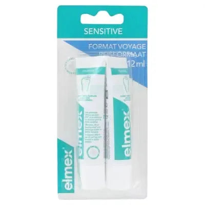 Elmex Sensitive Original triple Protection Travel Size 2x12 ml