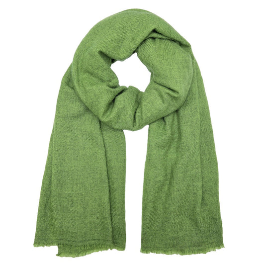 Emerald Handloom Cashmere Scarf
