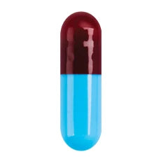 Empty Hard Gelatin Capsules, Coni-Snap®, #3, Maroon Body / Blue Cap (PK/1000)