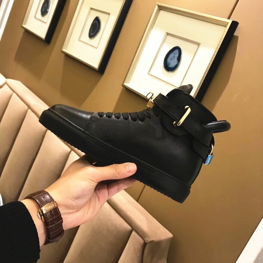 Zenith High-Top – Black Smooth