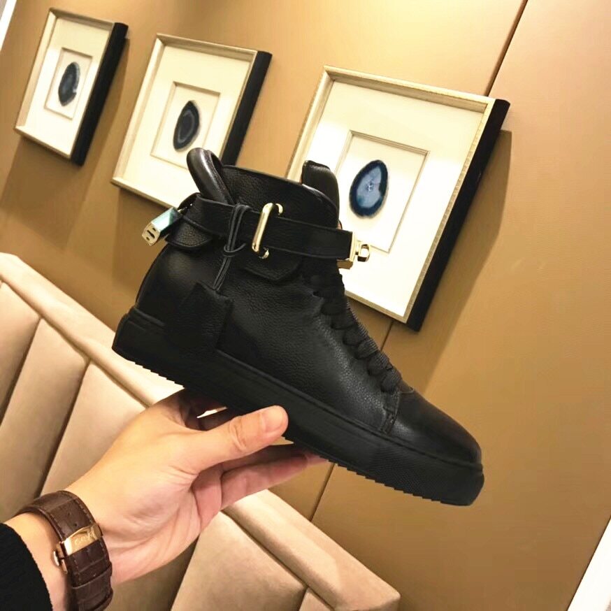 Zenith High-Top – Black Smooth