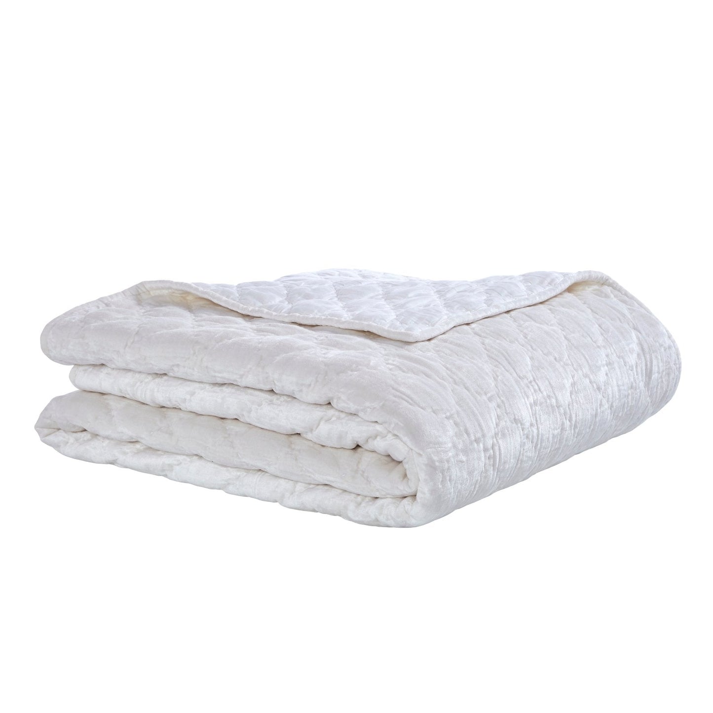 Clermont Diamond Velvet Quilt