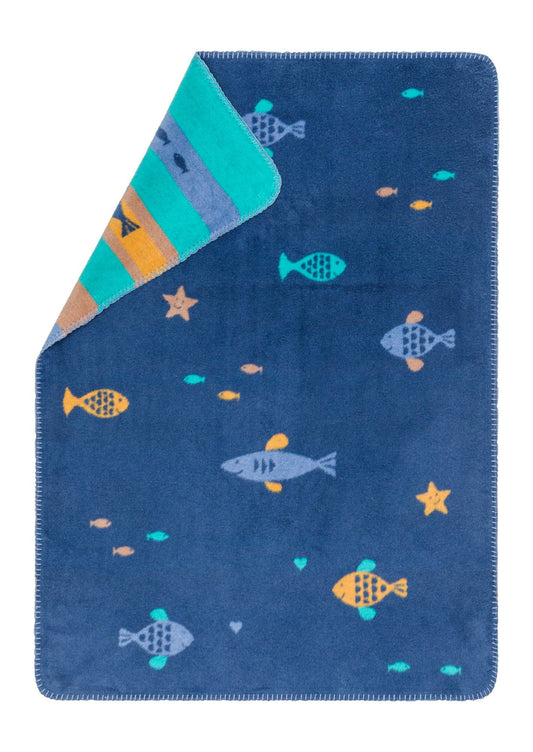 MILA Baby Blanket "School of Fish"