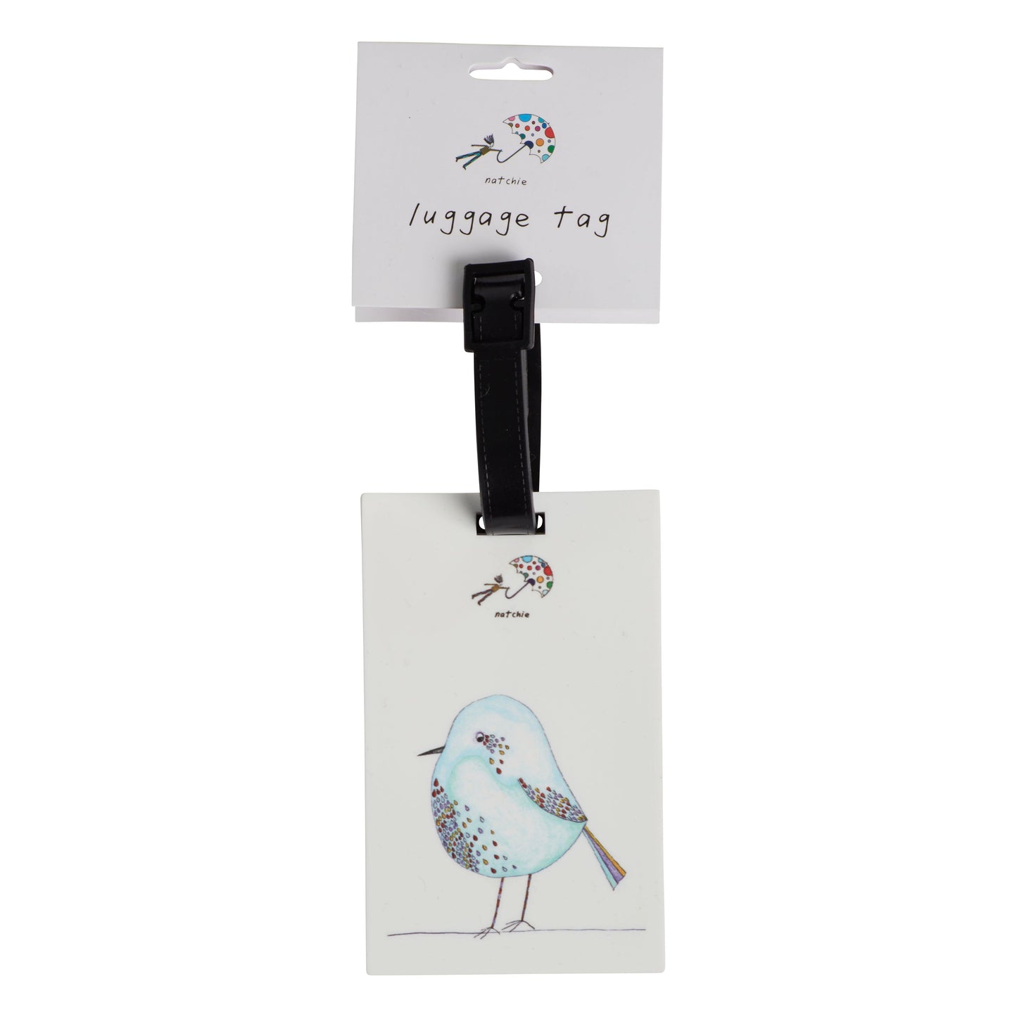 Jean "Bird Bird" Luggage Tag
