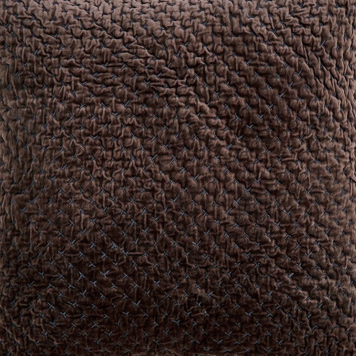 Maui Cross Stitch Velvet Quilt Sham