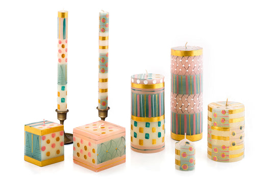 Delight Painted Candles