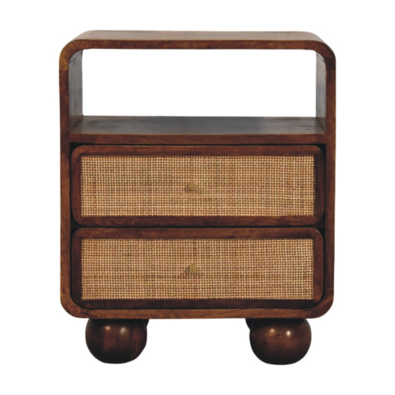 Solid Wood Larissa Chestnut Nightstand