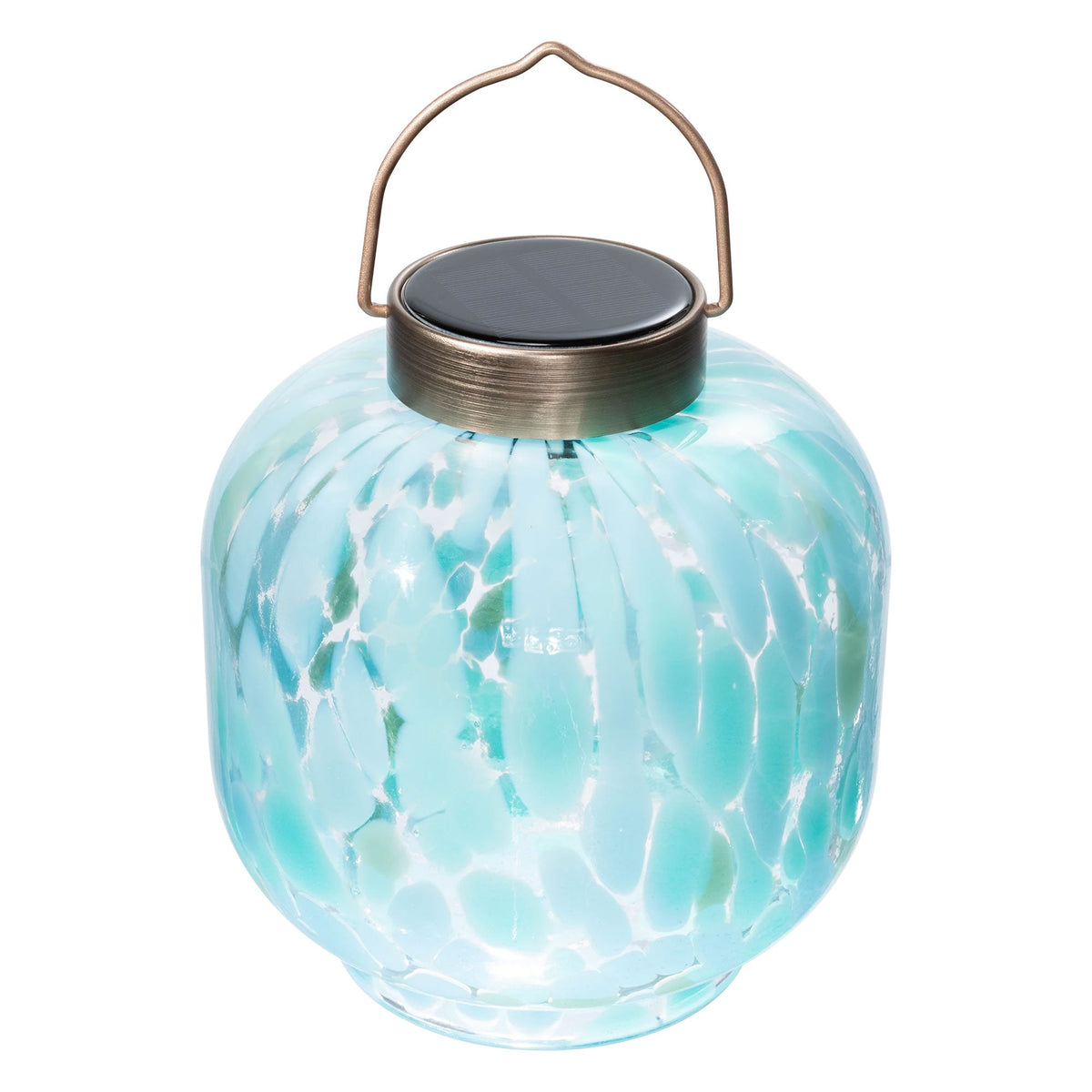 Cabin Solar Lantern 8" Handblown Glass