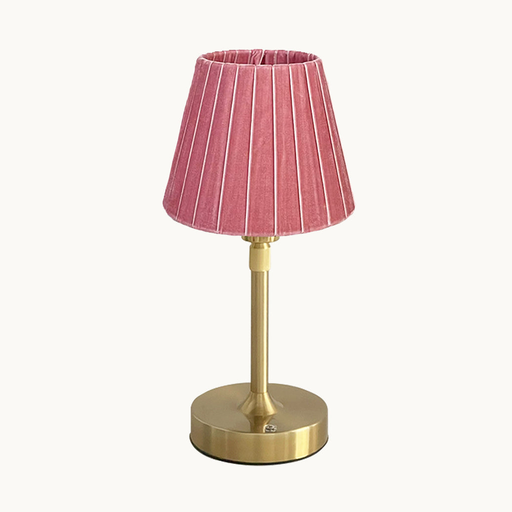 Pietra rose velvet lamp