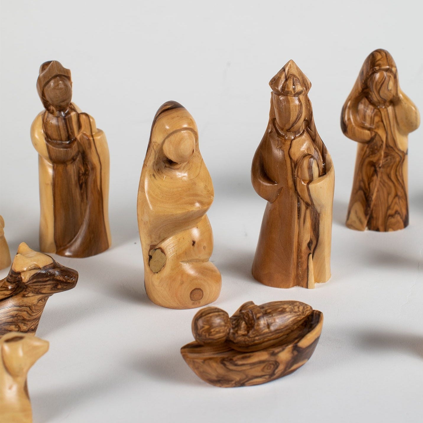 Carved Olive Wood Nativity