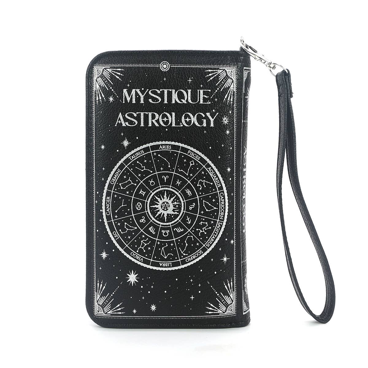 Mystique Astrology Wristlet Wallet in Vinyl
