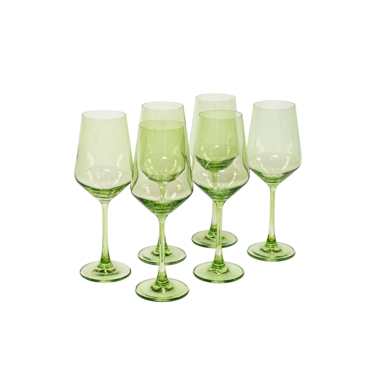 Matcha Green - Colored Wine Glass