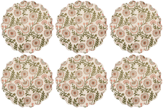 Set of 6 Placemat Double Weave Thicket