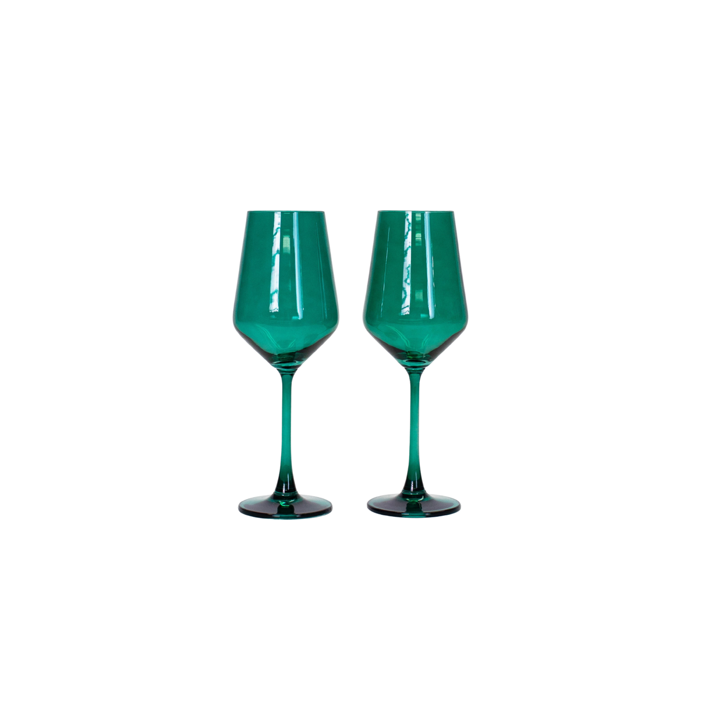 Emerald Green - Colored Wine Glass