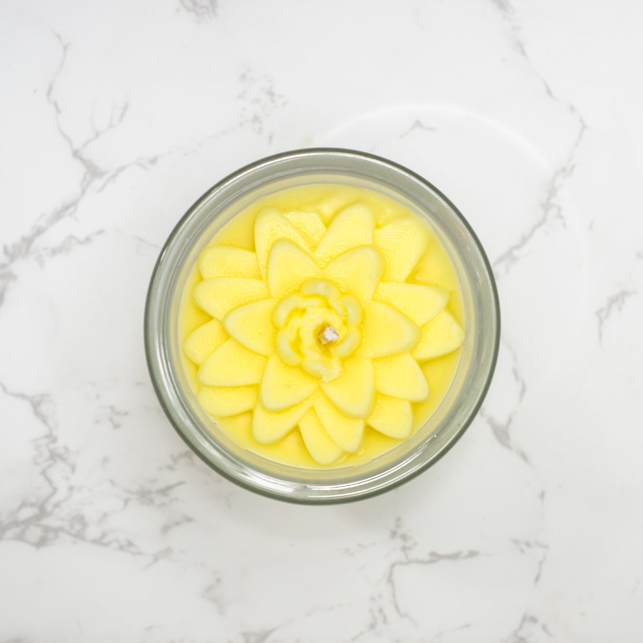 Water Lily Flower Candle