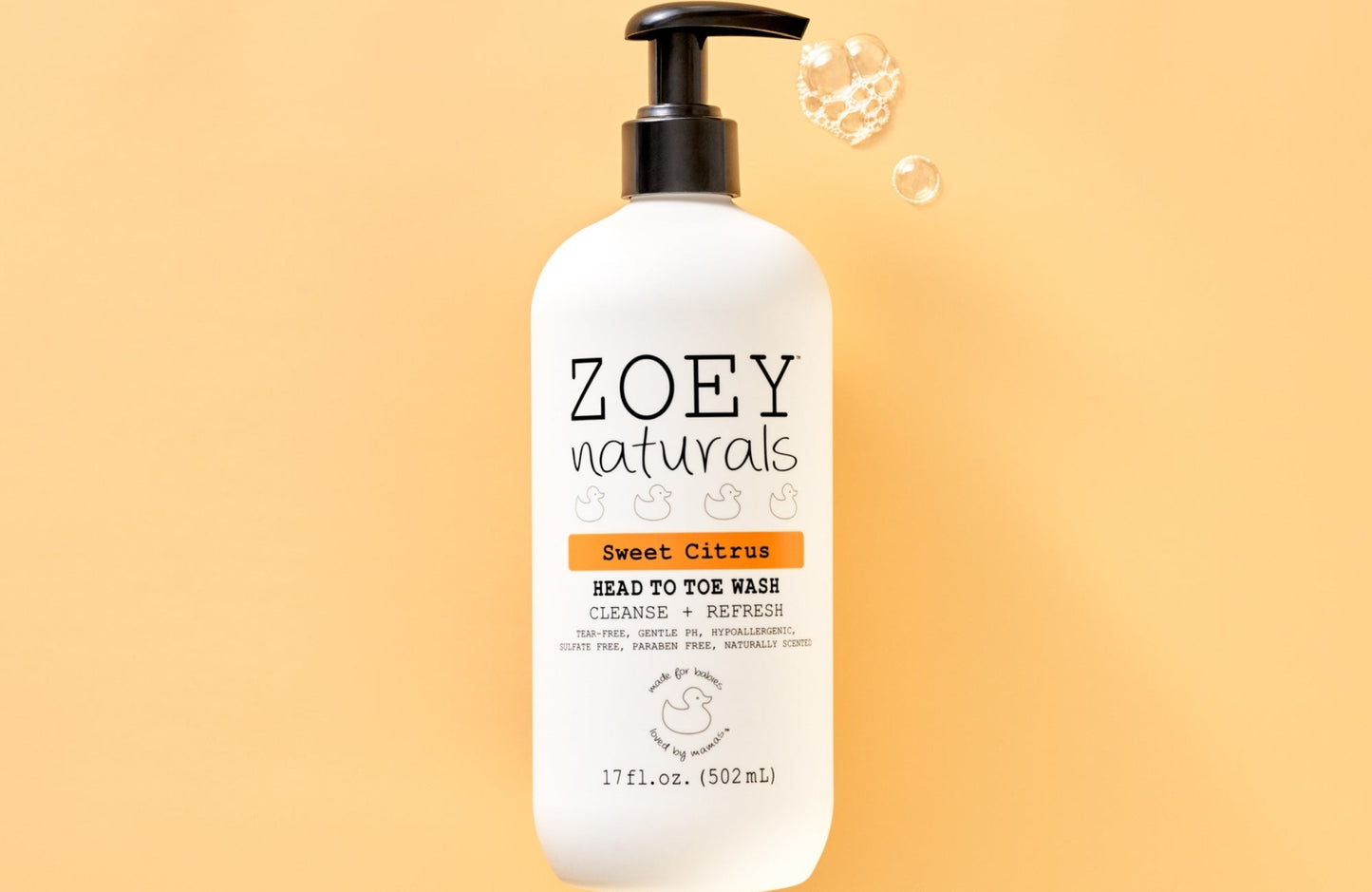 Sweet Citrus Head To Toe Wash
