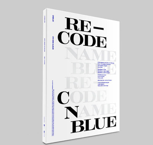 Cnblue - Mini Album Vol.8 [Re-Code]