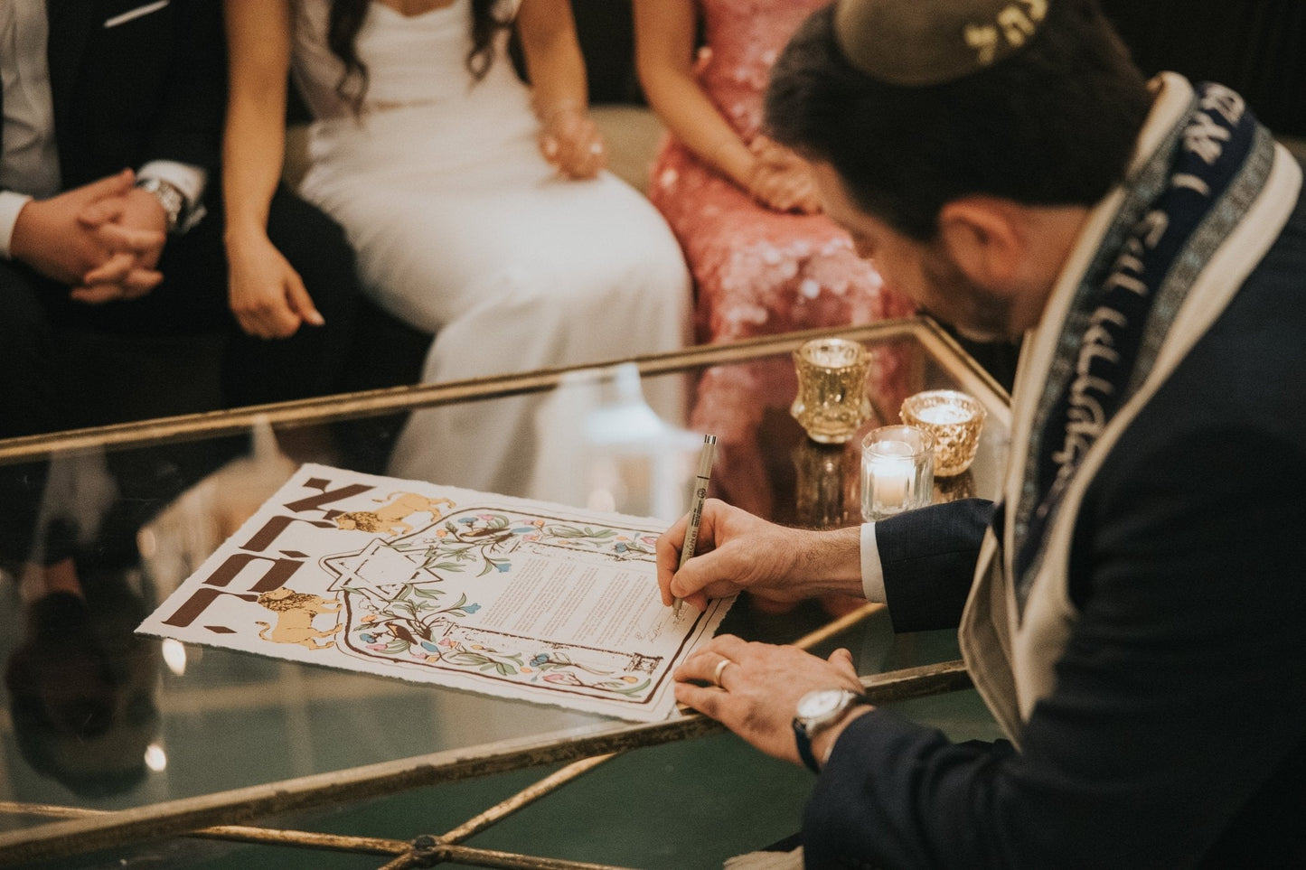 Ahava Lions Ketubah