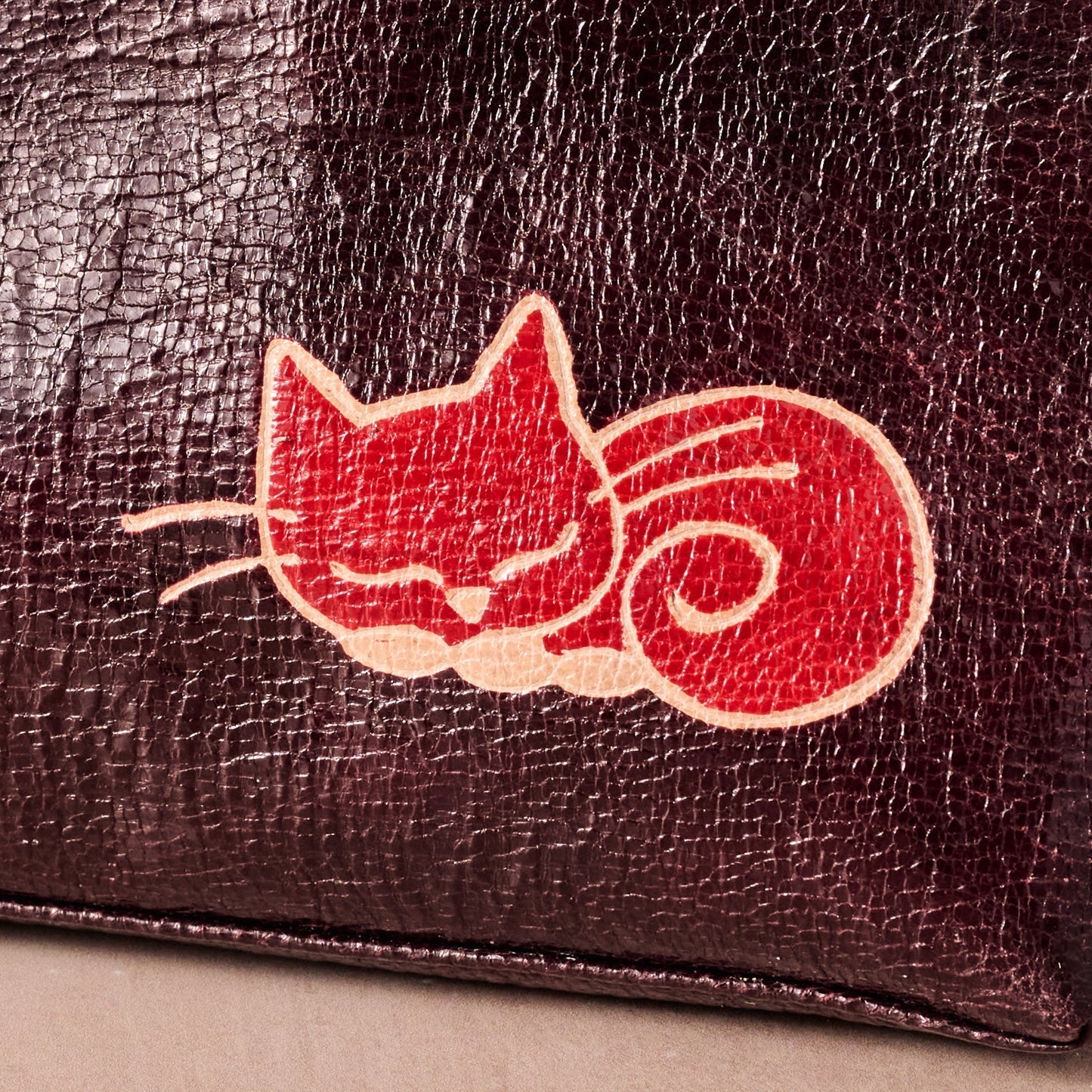 Kittee Leather Drop In Bag