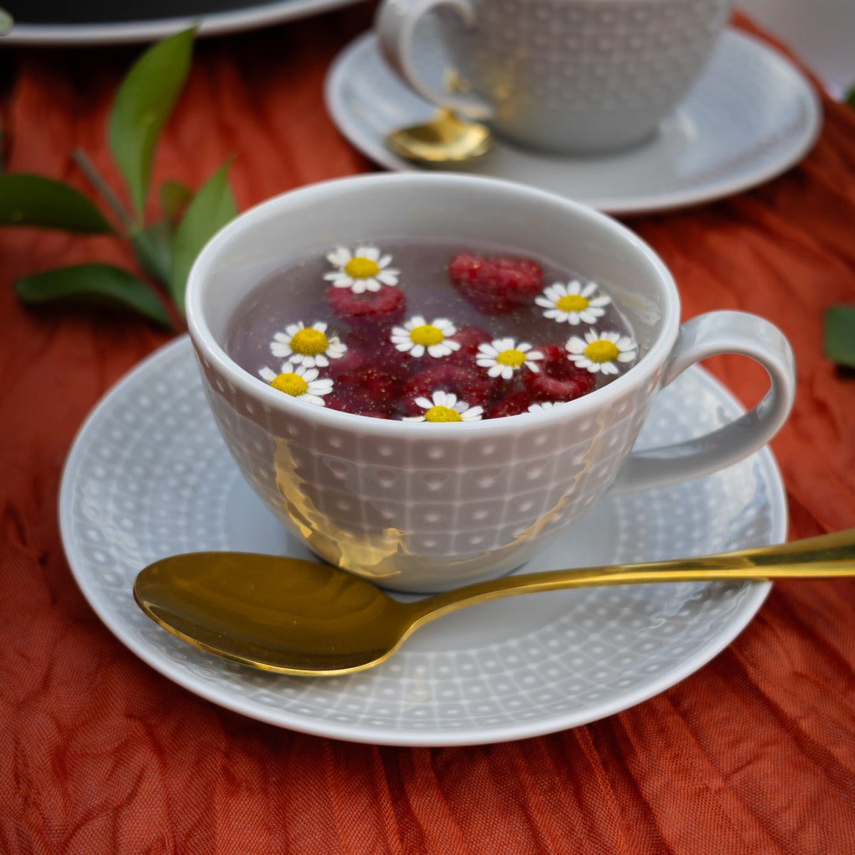 Cloud Porcelain Teacups, Set of 6