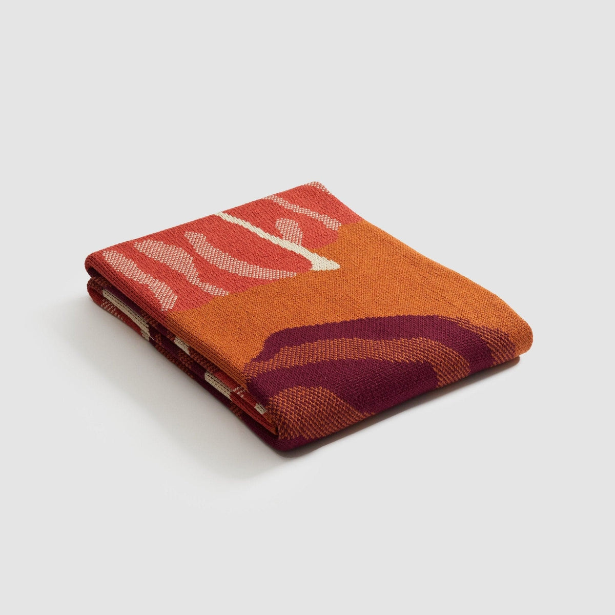 Floréal 7 by E.A. Seguy - Cotton Sustainable Knit Floral Throw Blanket